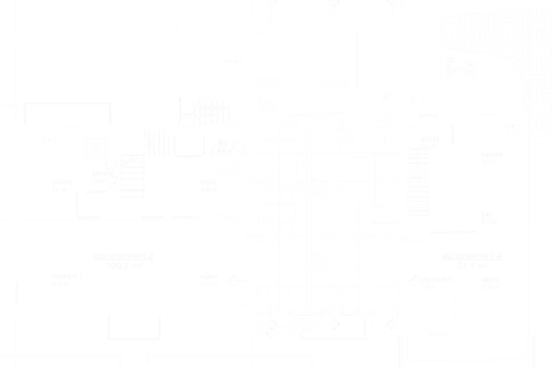 Plan niveau étage +1